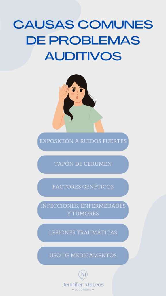 Causas comunes dificultades en la audición
